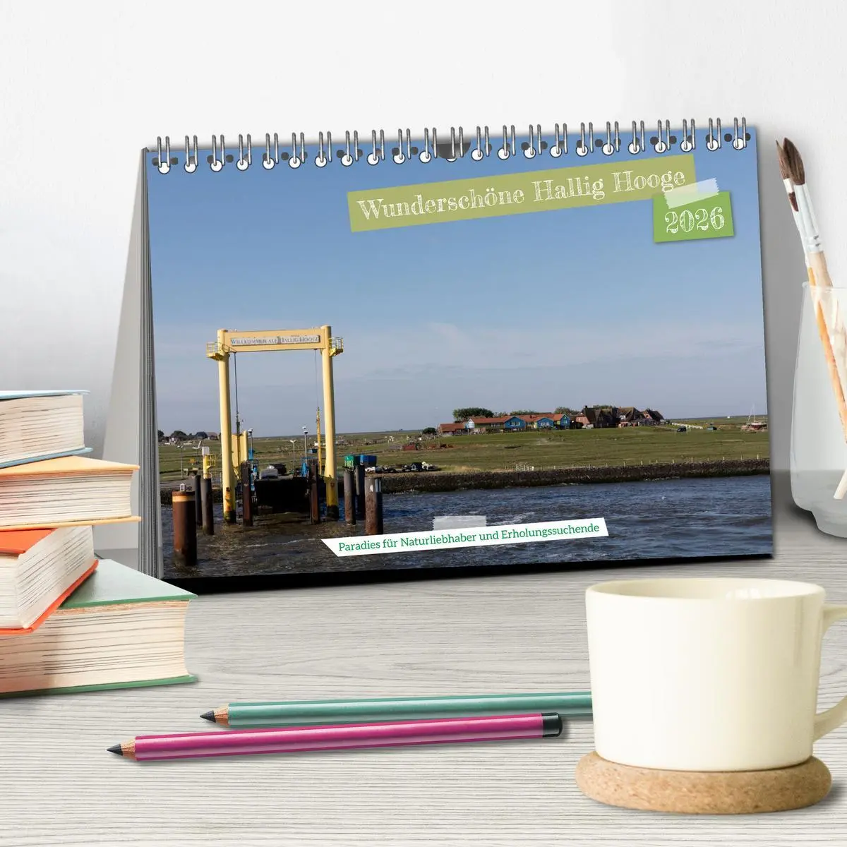 Bild: 9783457584446 | Wunderschöne Hallig Hooge (Tischkalender 2026 DIN A5 quer),...