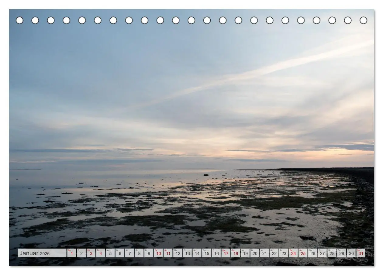 Bild: 9783457584446 | Wunderschöne Hallig Hooge (Tischkalender 2026 DIN A5 quer),...