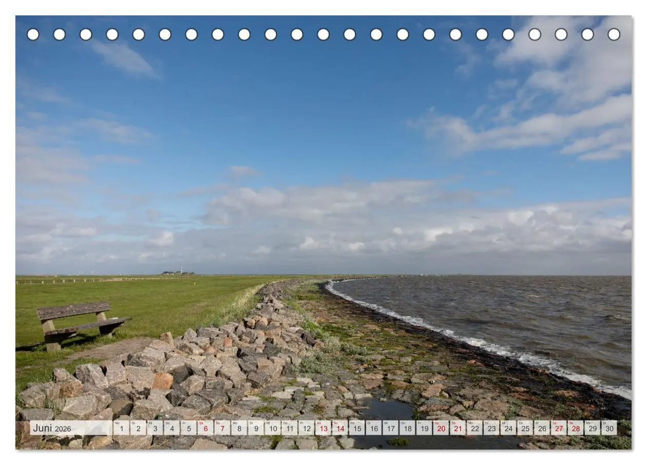 Bild: 9783457584446 | Wunderschöne Hallig Hooge (Tischkalender 2026 DIN A5 quer),...