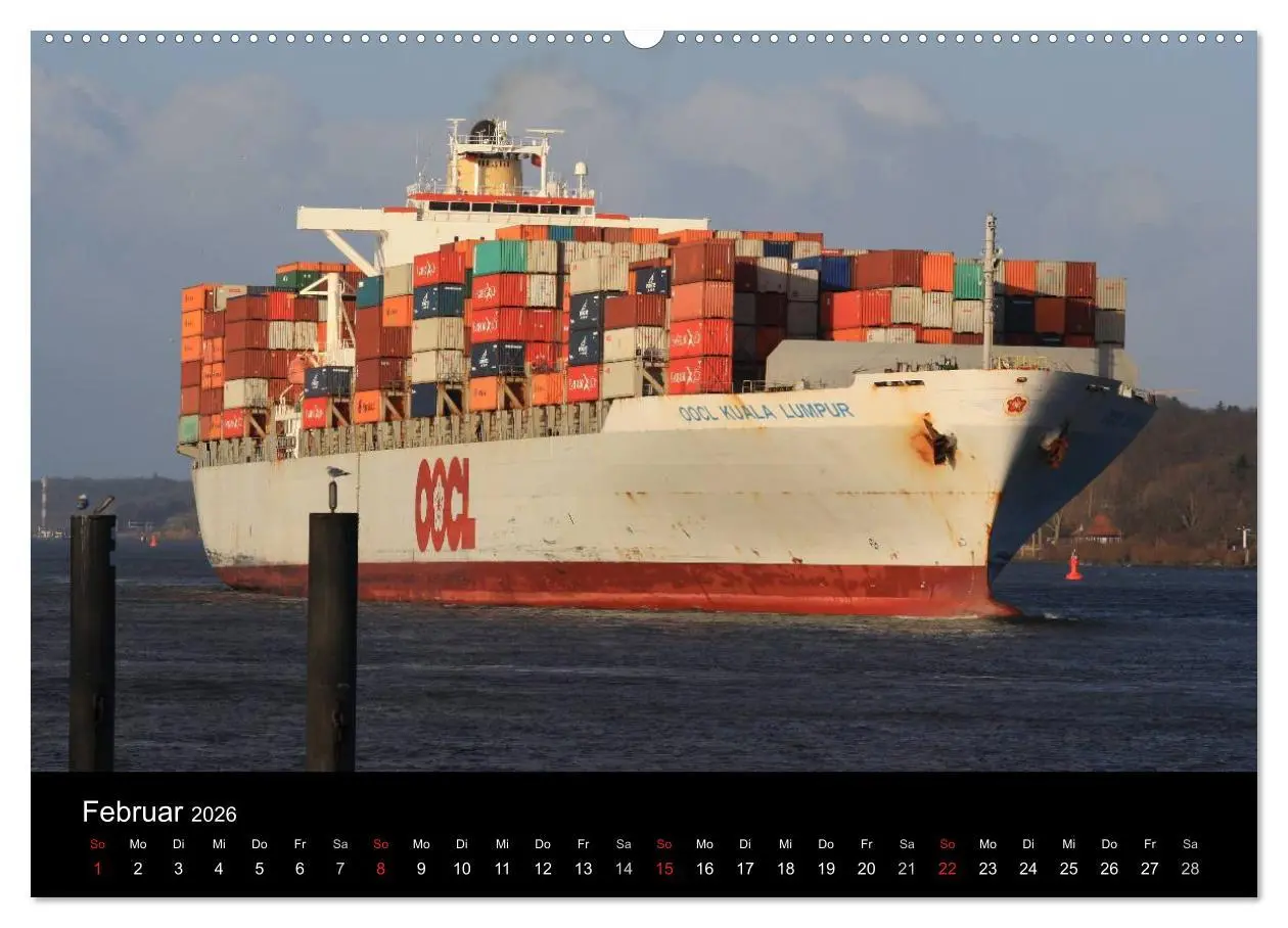 Bild: 9783516124446 | Schiffe im Hamburger Hafen (Wandkalender 2026 DIN A2 quer),...