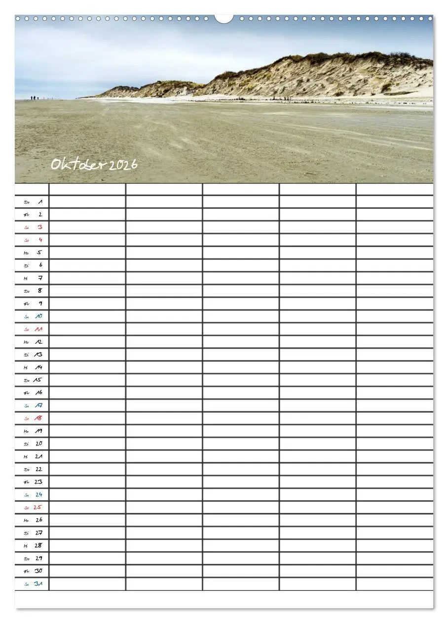 Bild: 9783516434446 | JUIST - DIE NORDSEEINSEL (Wandkalender 2026 DIN A2 hoch), CALVENDO...