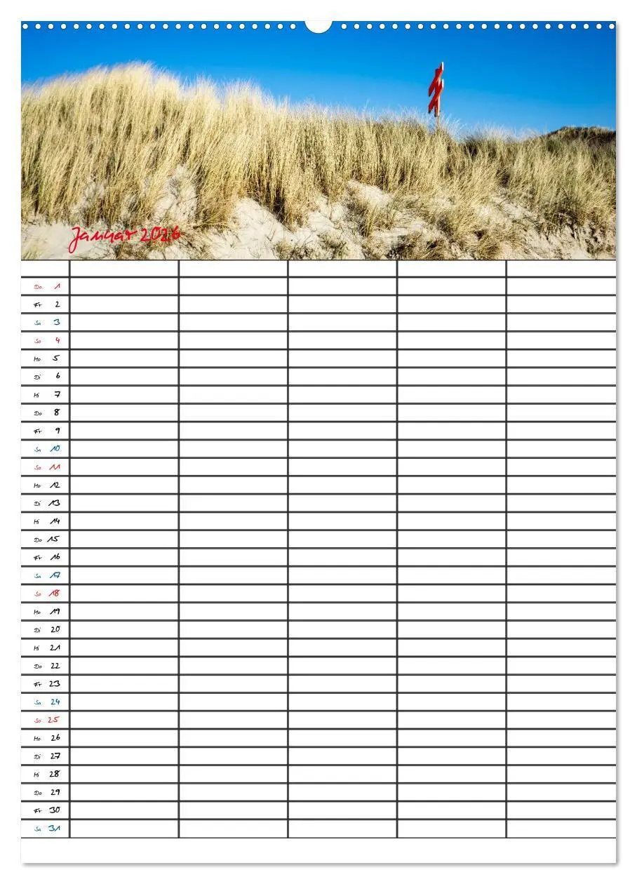 Bild: 9783516434446 | JUIST - DIE NORDSEEINSEL (Wandkalender 2026 DIN A2 hoch), CALVENDO...