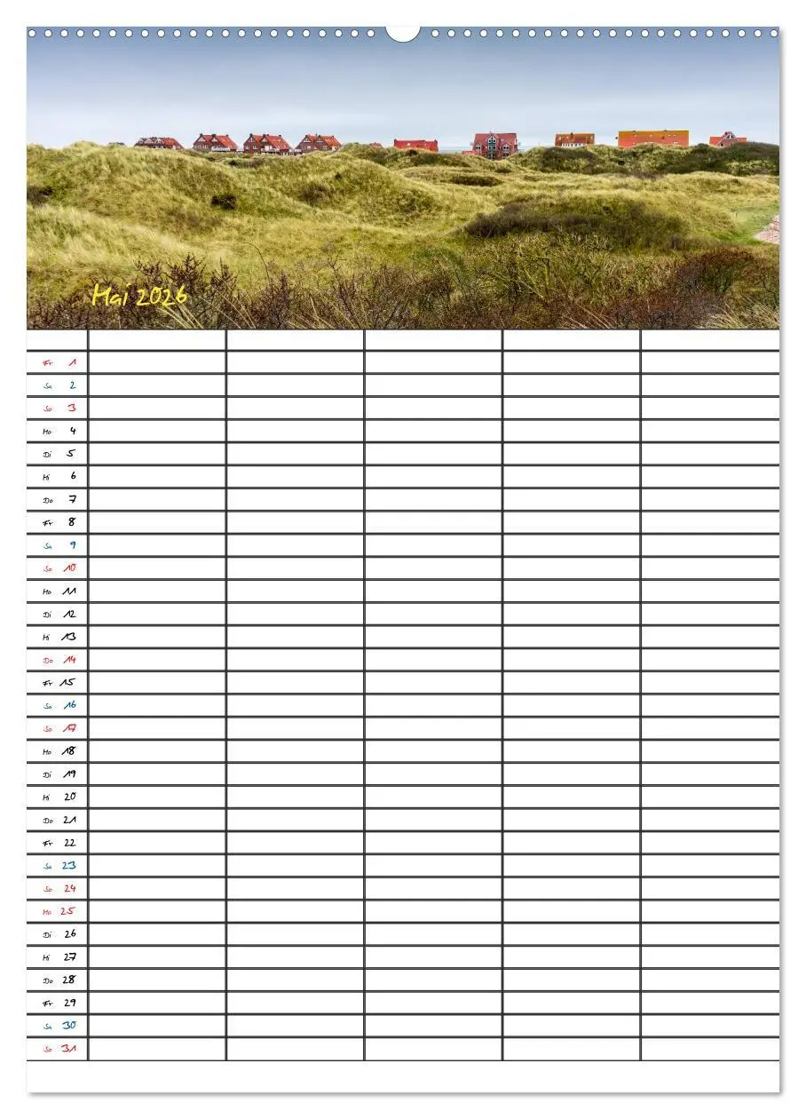 Bild: 9783516434446 | JUIST - DIE NORDSEEINSEL (Wandkalender 2026 DIN A2 hoch), CALVENDO...