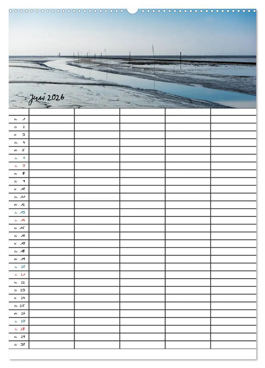 Bild: 9783516434446 | JUIST - DIE NORDSEEINSEL (Wandkalender 2026 DIN A2 hoch), CALVENDO...