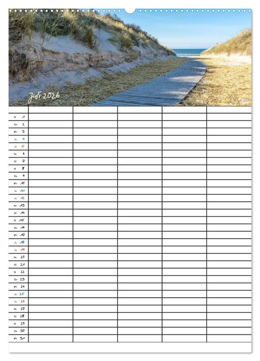 Bild: 9783516434446 | JUIST - DIE NORDSEEINSEL (Wandkalender 2026 DIN A2 hoch), CALVENDO...