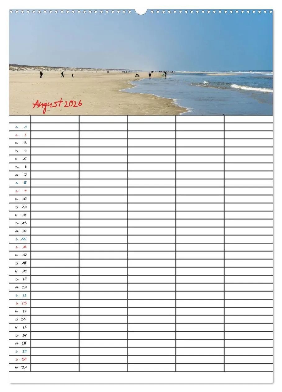 Bild: 9783516434446 | JUIST - DIE NORDSEEINSEL (Wandkalender 2026 DIN A2 hoch), CALVENDO...
