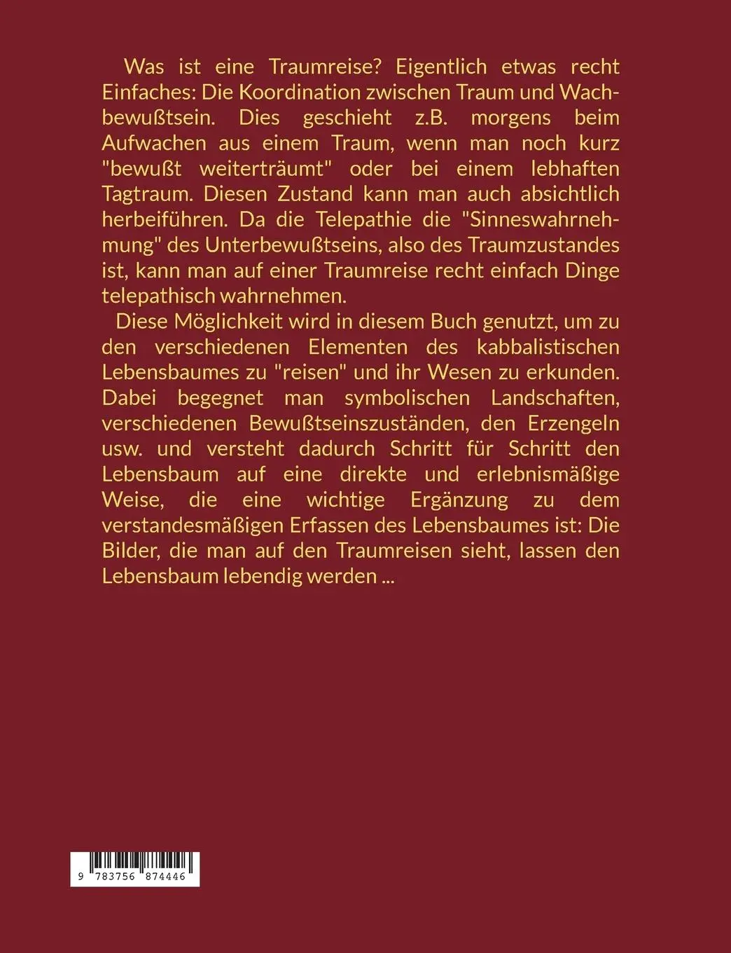 Rückseite: 9783756874446 | Traumreisen zum kabbalistischen Lebensbaum | Harry Eilenstein | Buch