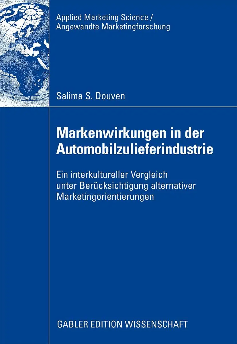 Cover: 9783834914446 | Markenwirkungen in der Automobilzulieferindustrie | Salima S. Douven