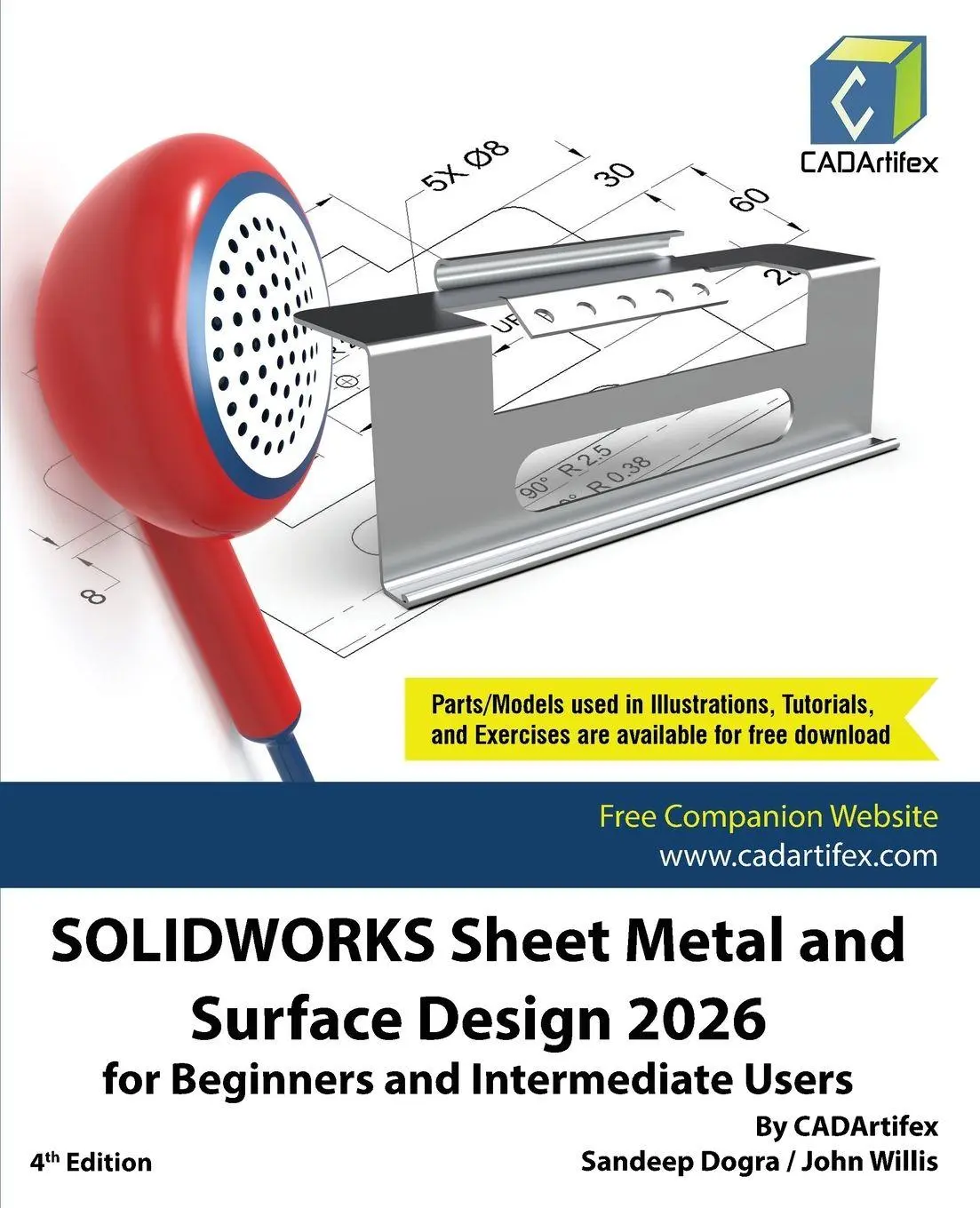 Cover: 9789394074446 | SOLIDWORKS Sheet Metal and Surface Design 2026 for Beginners and...