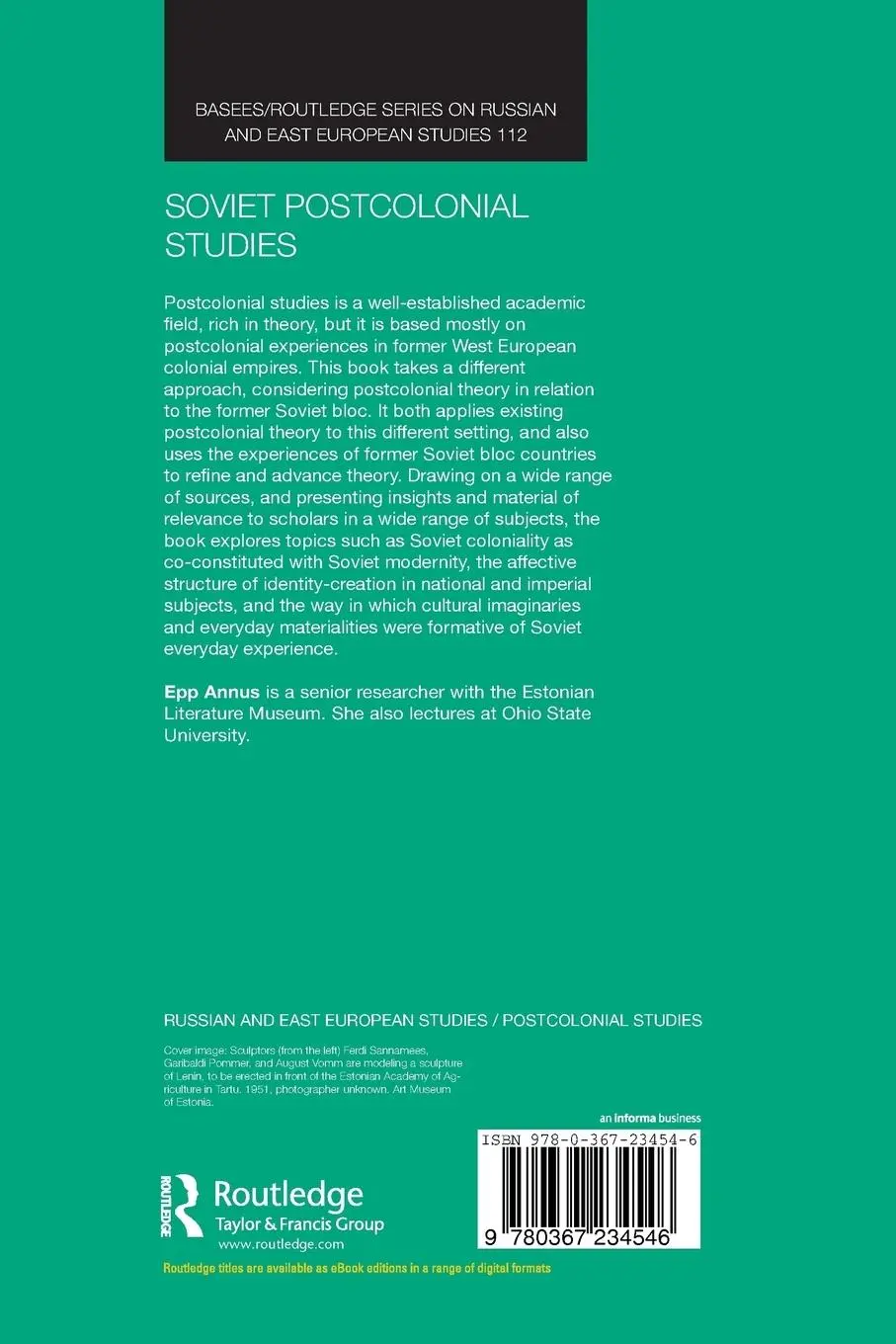 Rückseite: 9780367234546 | Soviet Postcolonial Studies | A View from the Western Borderlands