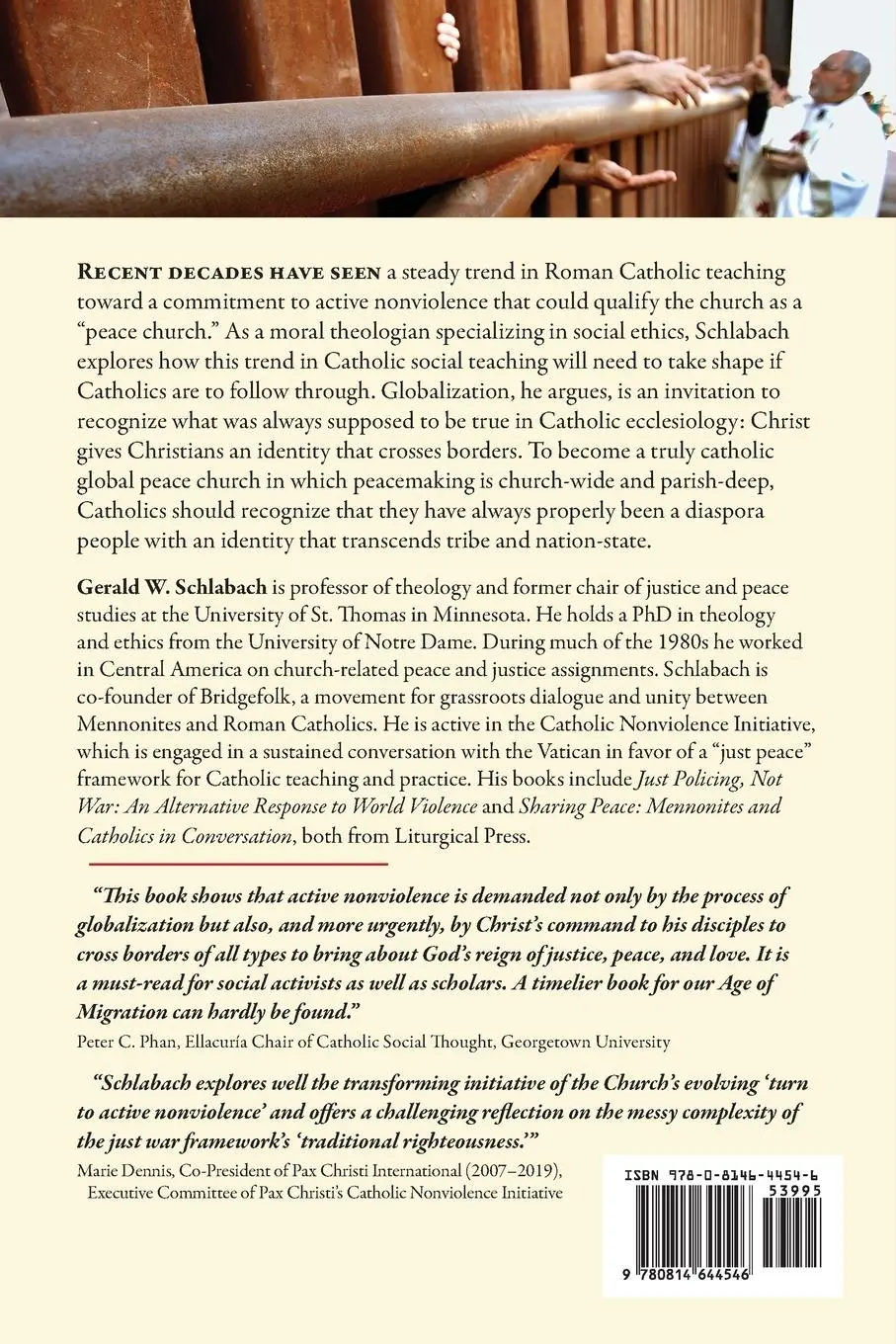 Rückseite: 9780814644546 | Pilgrim People | Becoming a Catholic Peace Church | Gerald W Schlabach