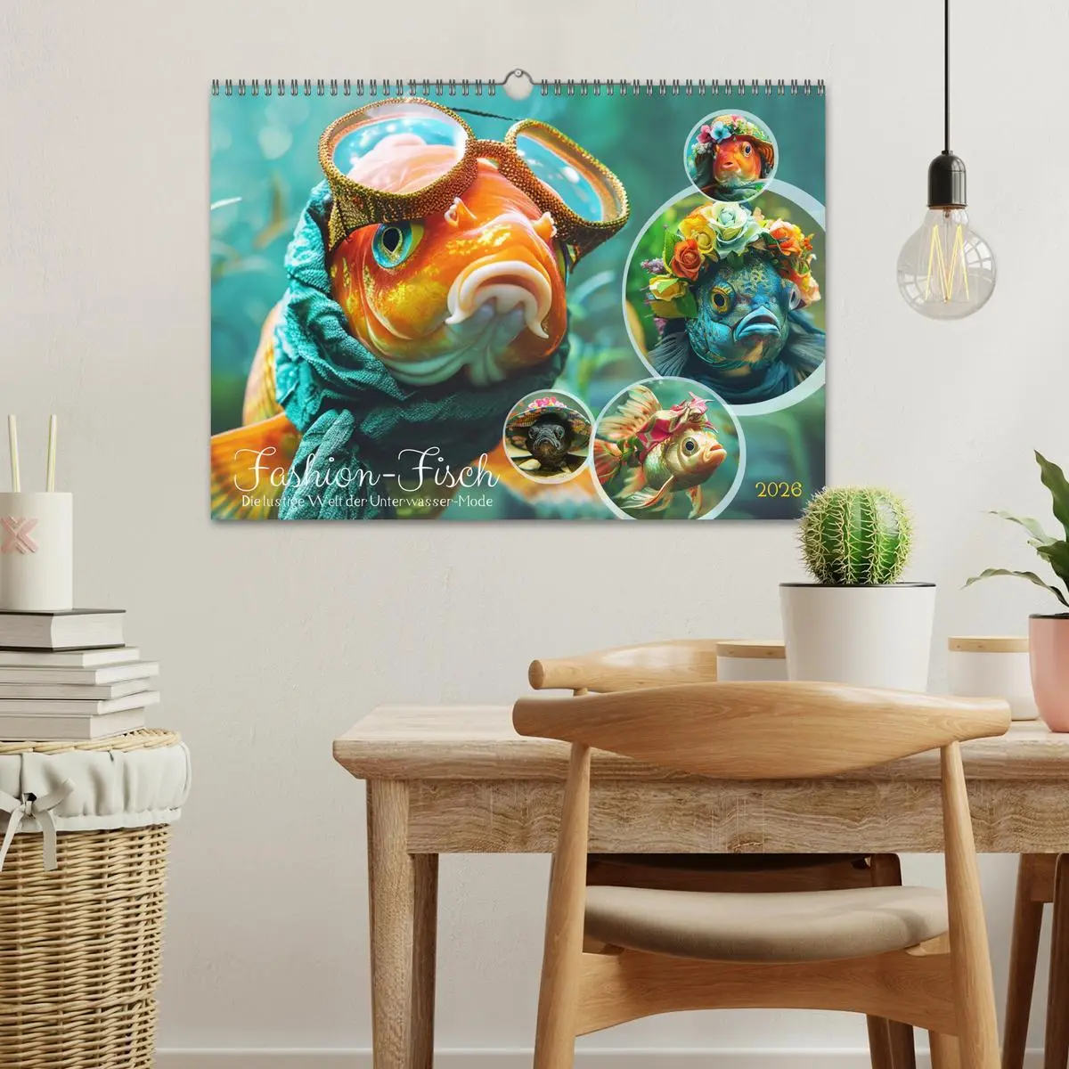 Bild: 9783457404546 | Fashion-Fisch. Die lustige Welt der Unterwasser-Mode (Wandkalender...