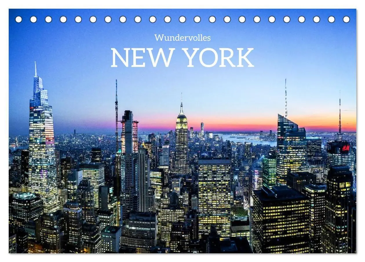 Cover: 9783516734546 | Wundervolles New York (Tischkalender 2026 DIN A5 quer), CALVENDO...