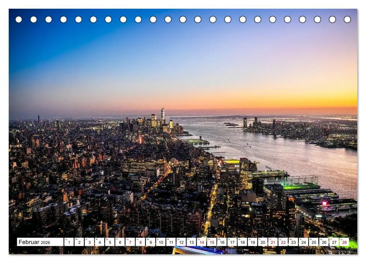 Bild: 9783516734546 | Wundervolles New York (Tischkalender 2026 DIN A5 quer), CALVENDO...