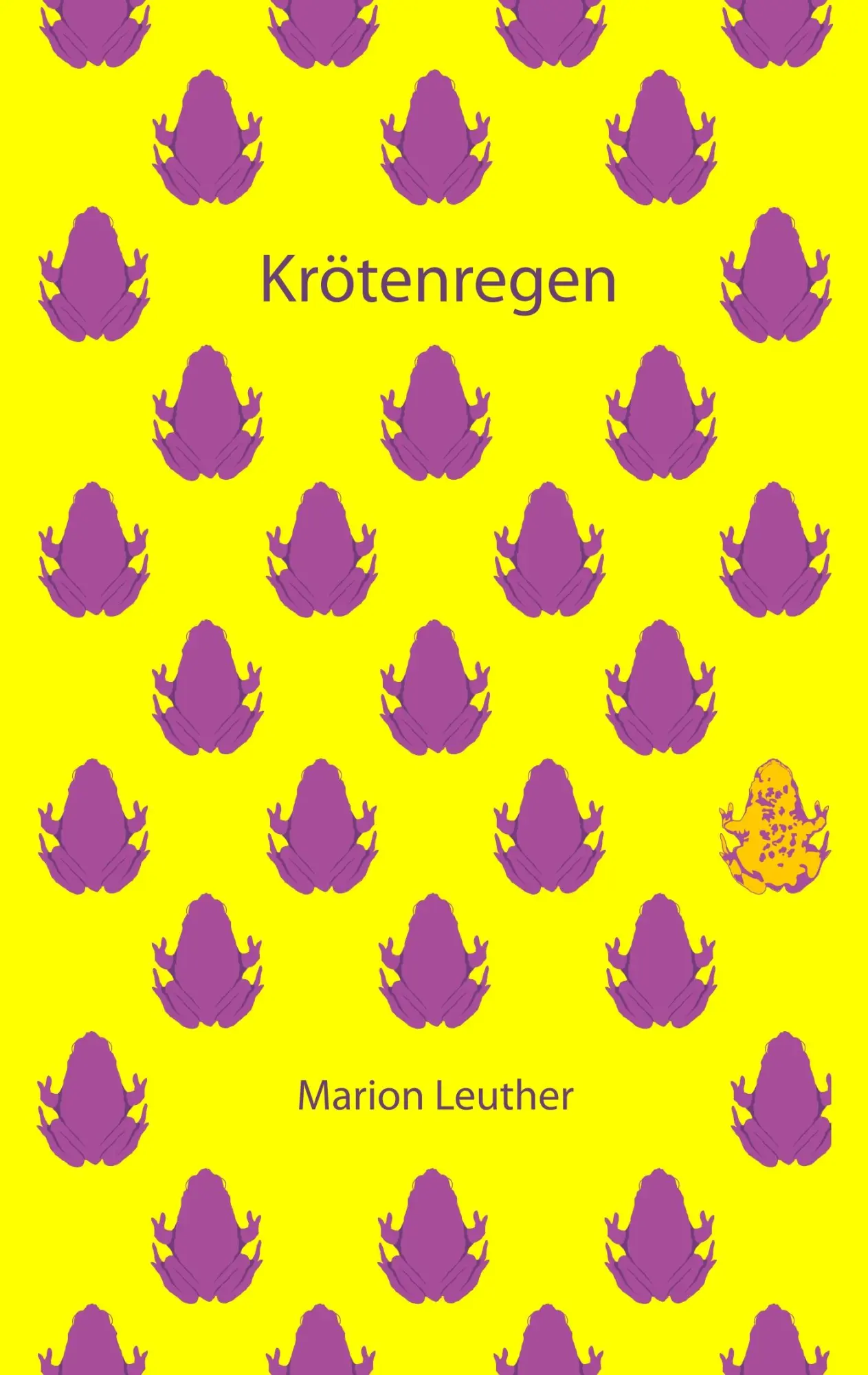 Cover: 9783939564546 | Krötenregen | Marion Leuther | Taschenbuch | 324 S. | Deutsch | 2019