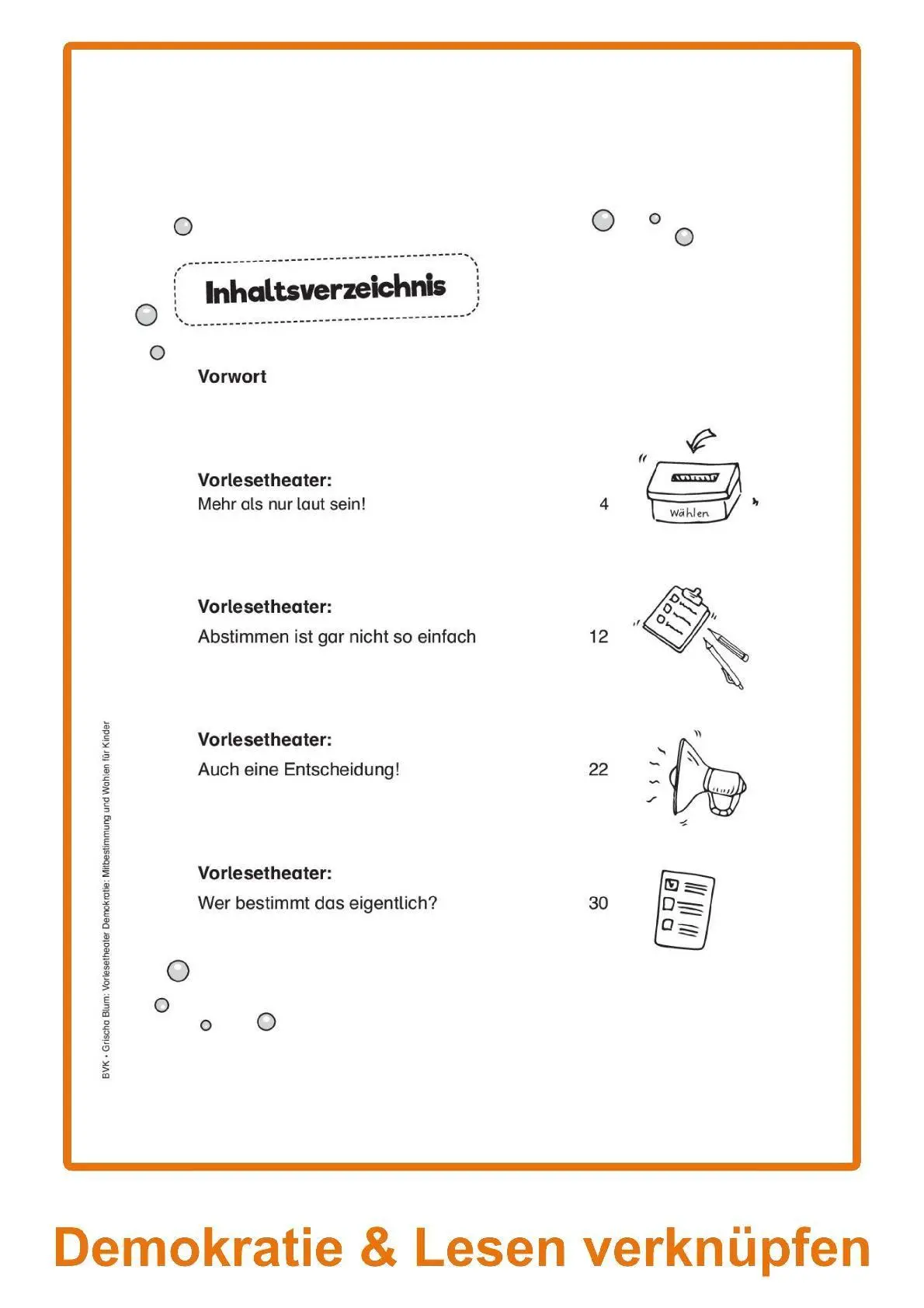 Bild: 9783965204546 | Vorlesetheater Demokratie: Mitbestimmung und Wahlen für Kinder | Blum