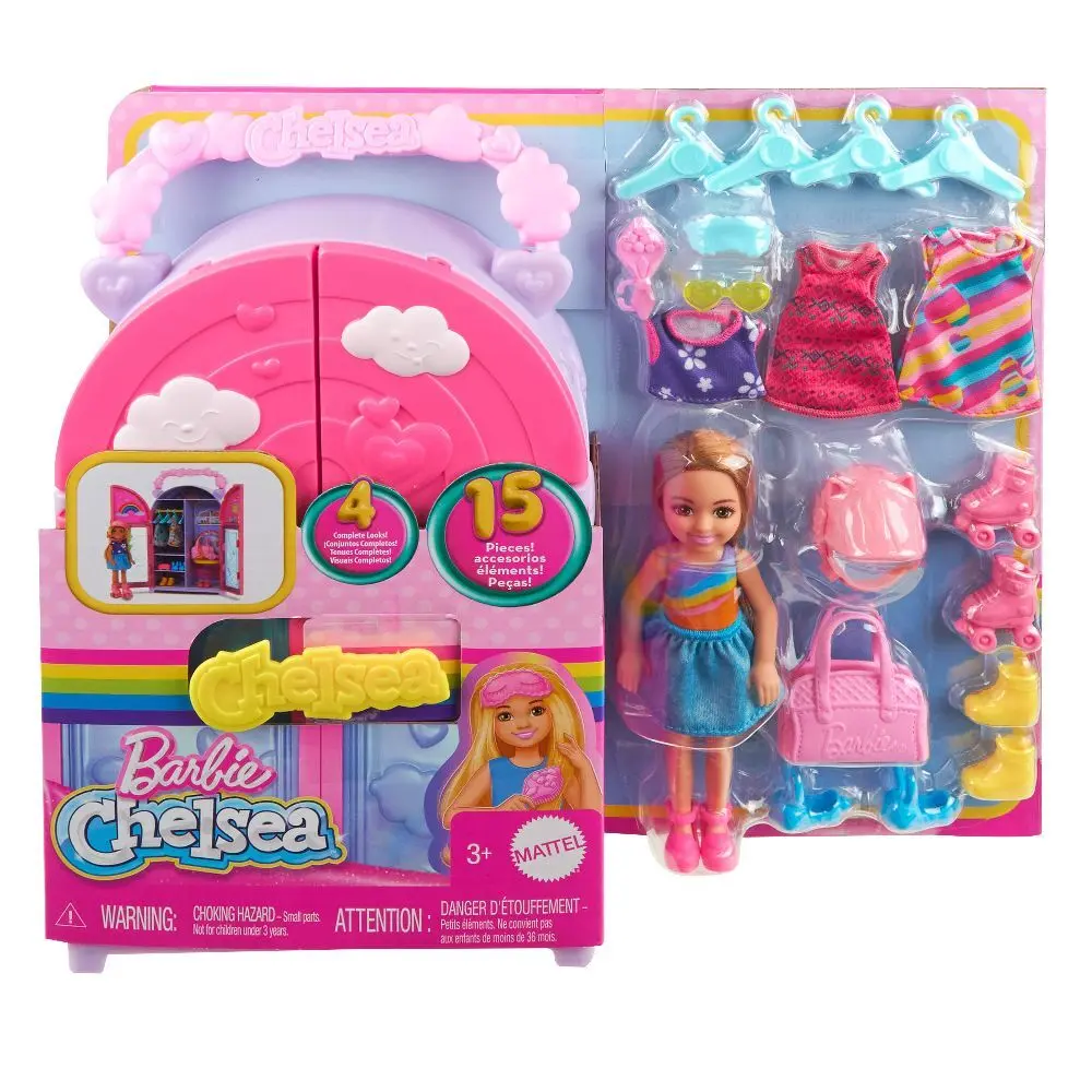 Cover: 194735234646 | Barbie Chelsea Kleiderschrank Spielset | Offene Verpackung | HXN03