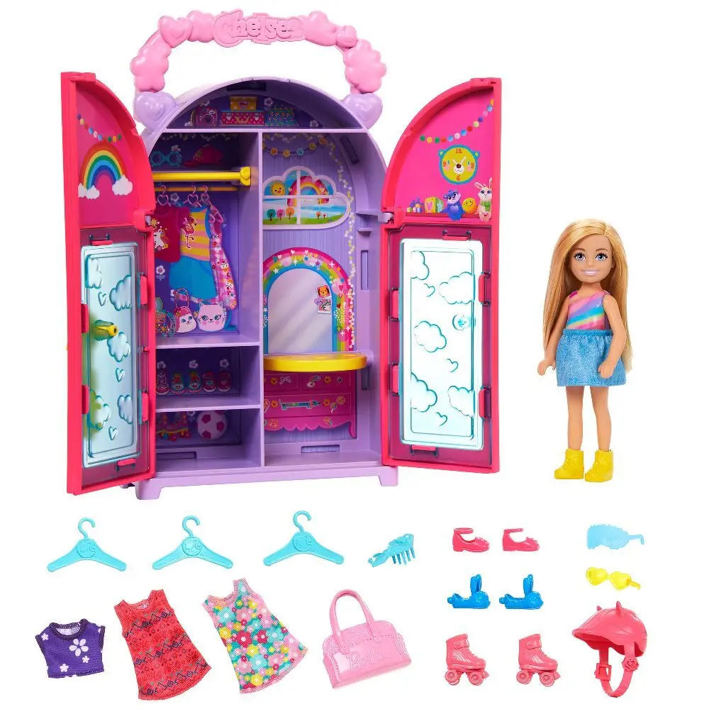 Bild: 194735234646 | Barbie Chelsea Kleiderschrank Spielset | Offene Verpackung | HXN03