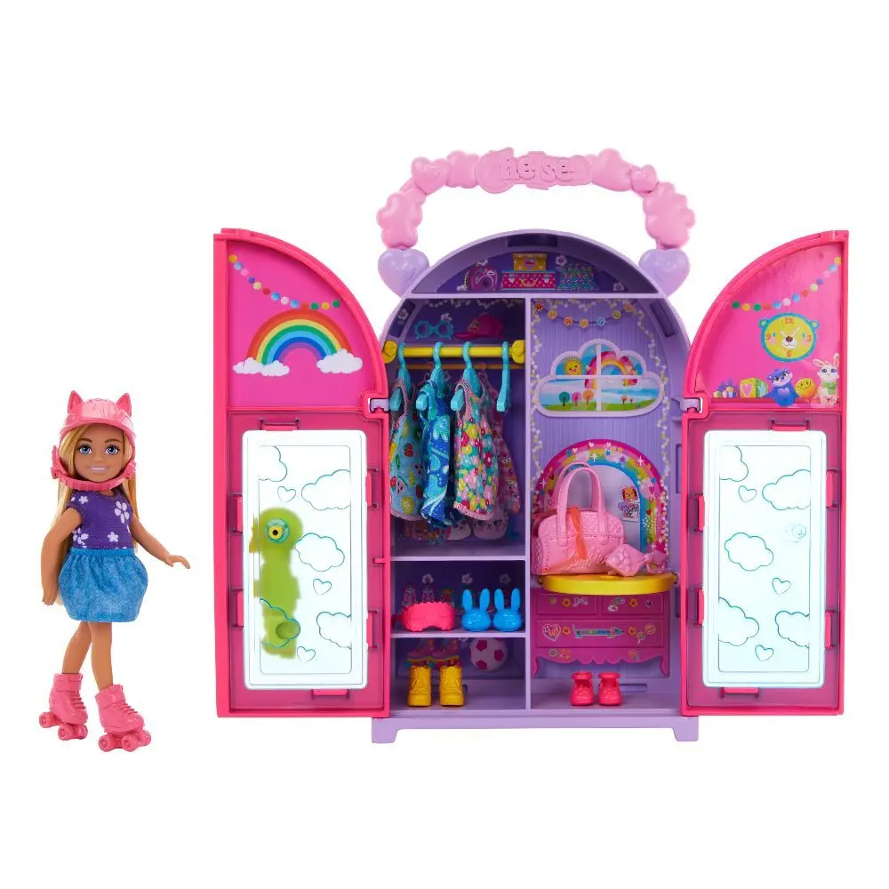 Bild: 194735234646 | Barbie Chelsea Kleiderschrank Spielset | Offene Verpackung | HXN03