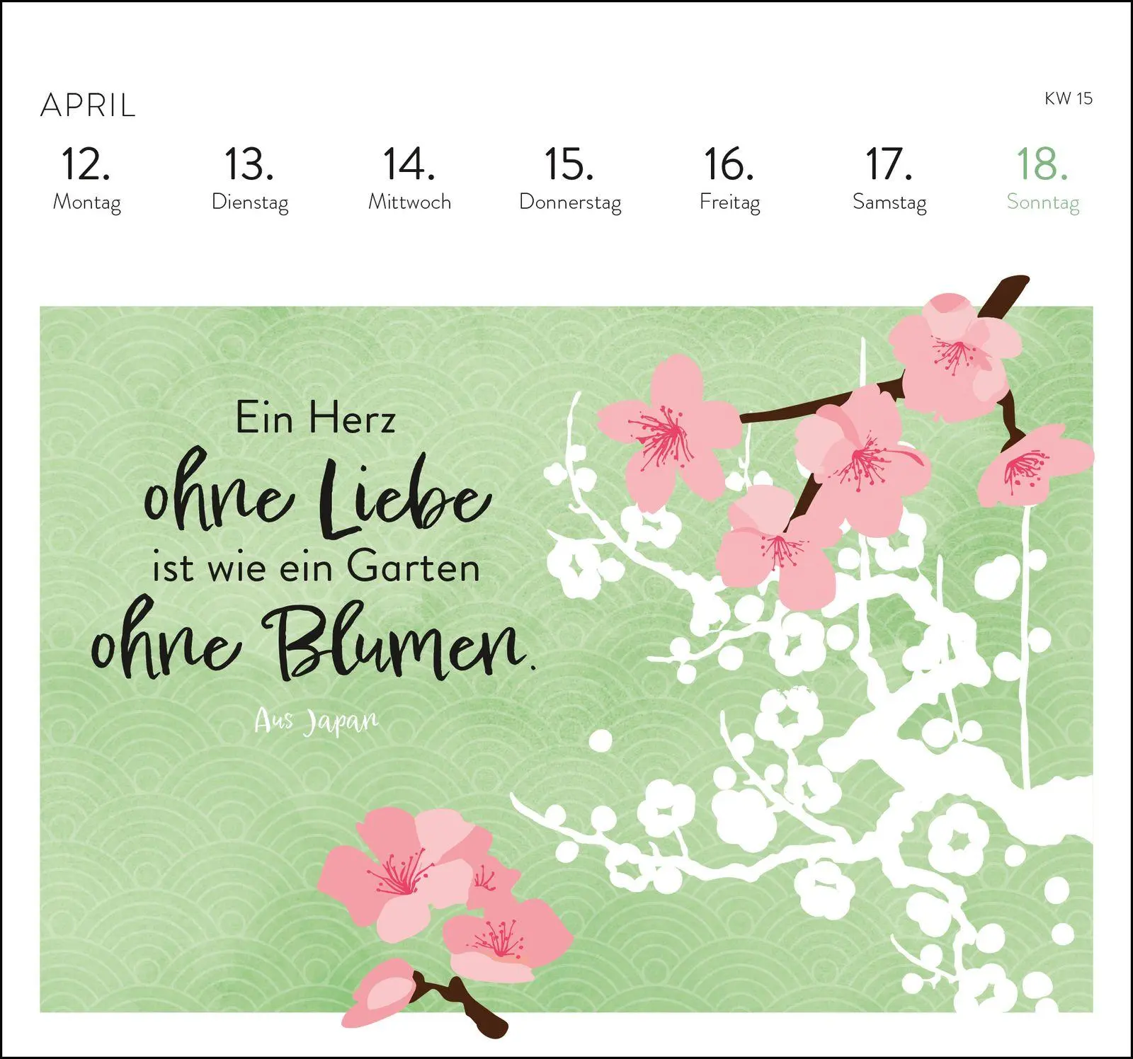 Bild: 4036442014646 | Postkartenkalender 2027: Harmonie und Lebensglück | Groh Verlag | 2027