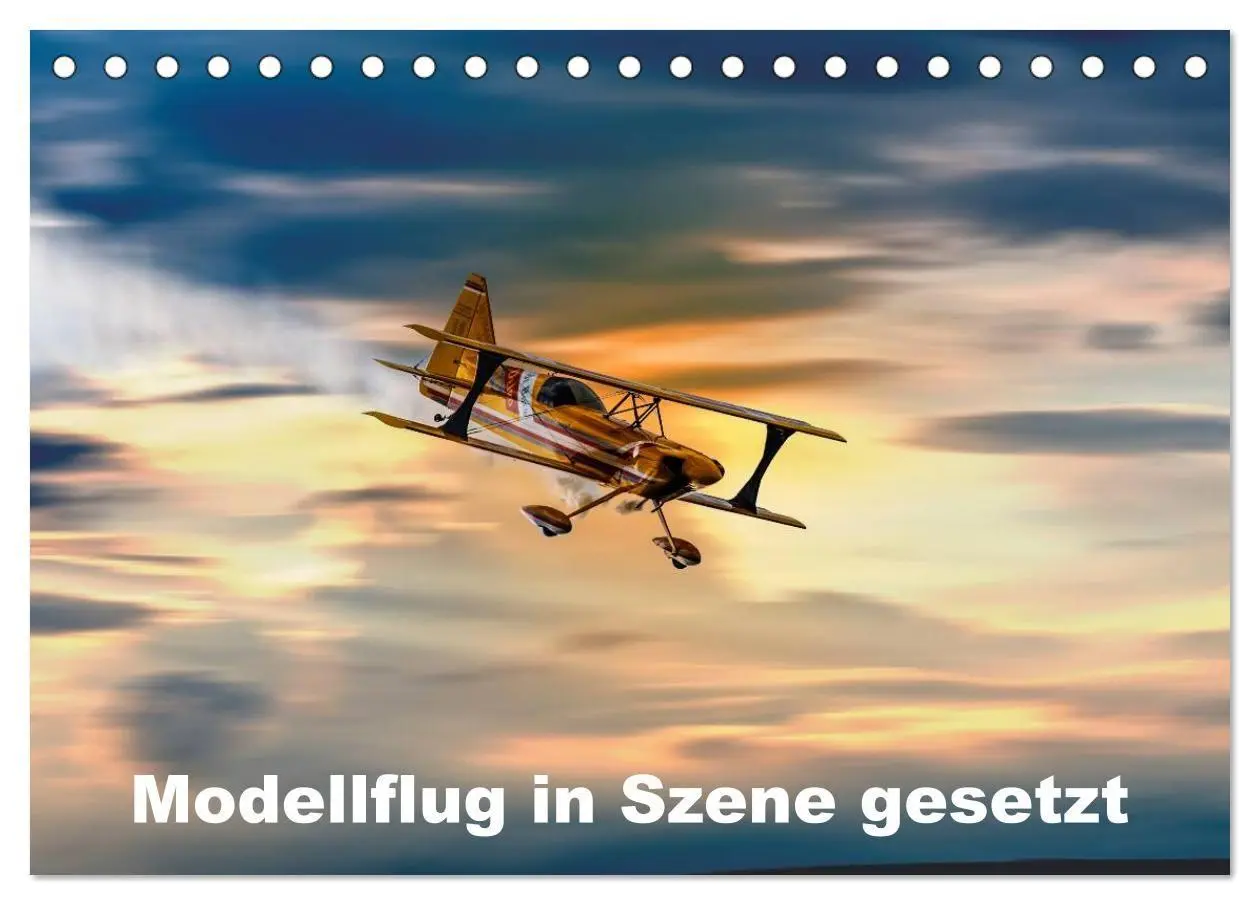Cover: 9783594184646 | Modellflug in Szene gesetzt (Tischkalender 2027 DIN A5 quer),...