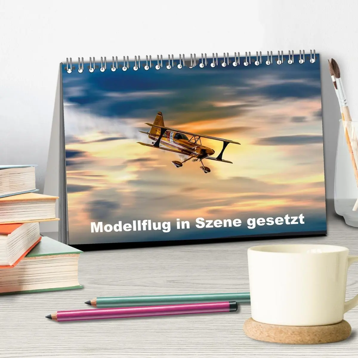 Bild: 9783594184646 | Modellflug in Szene gesetzt (Tischkalender 2027 DIN A5 quer),...