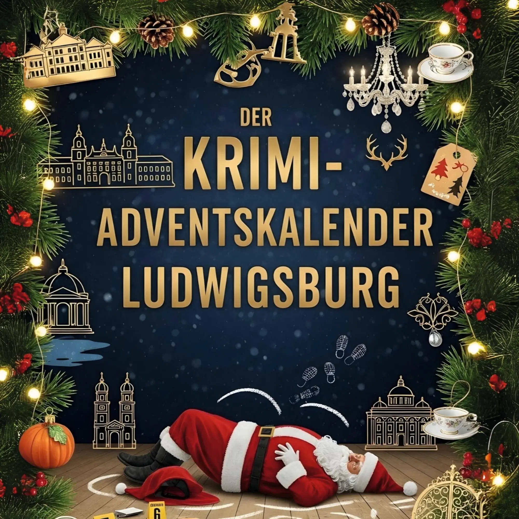 Cover: 9783695304646 | Der Krimi-Adventskalender Ludwigsburg | Mordsverdächtig in 24 Akten