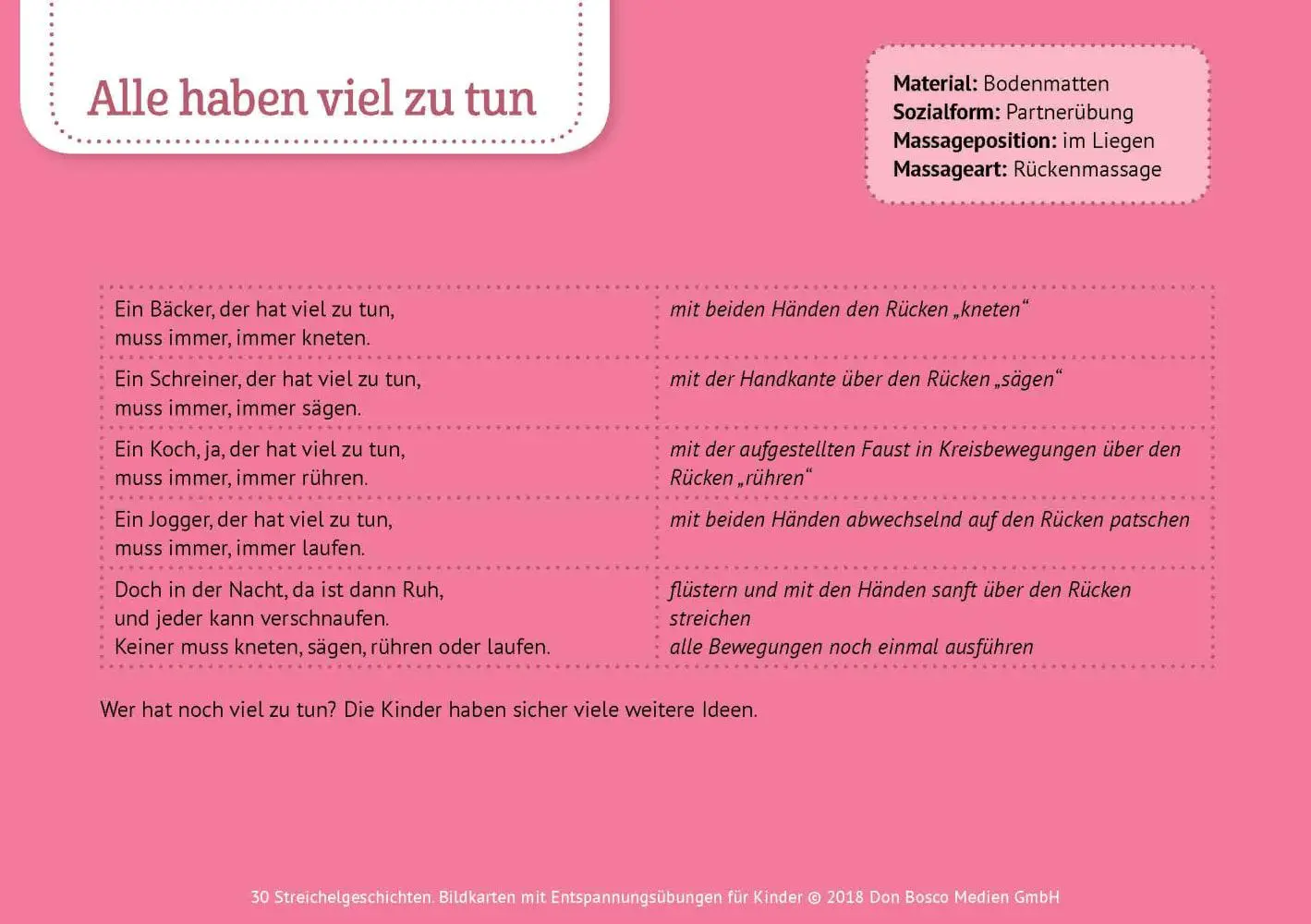 Bild: 4260179514746 | 30 Streichelgeschichten | Jutta Bläsius | Box | 32 S. | Deutsch | 2018