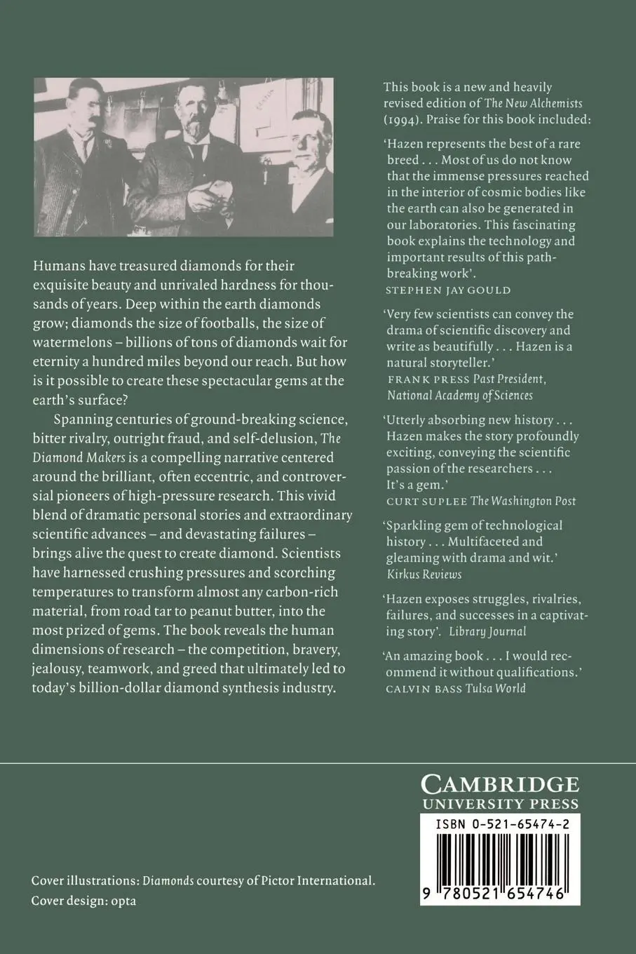 Rückseite: 9780521654746 | The Diamond Makers | Robert M. Hazen | Taschenbuch | Englisch | 2003