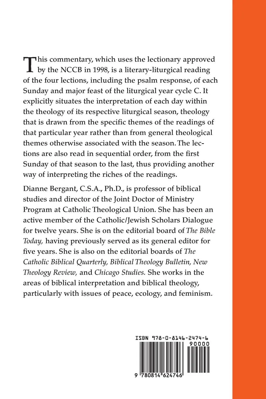 Rückseite: 9780814624746 | Preaching the New Lectionary, Year C | Year C | Dianne Bergant (u. a.)