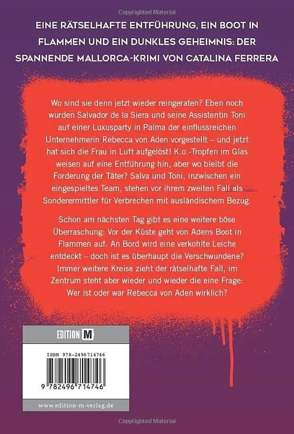 Rückseite: 9782496714746 | Salvador und das brennende Meer | Catalina Ferrera | Taschenbuch