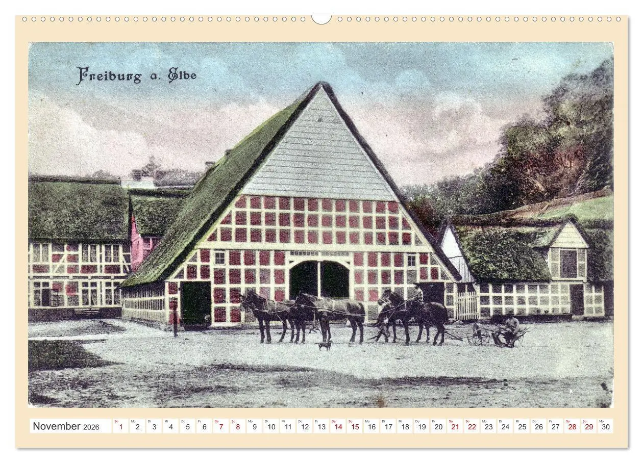 Bild: 9783457484746 | Gruß aus Freiburg an der Elbe (Wandkalender 2026 DIN A2 quer),...