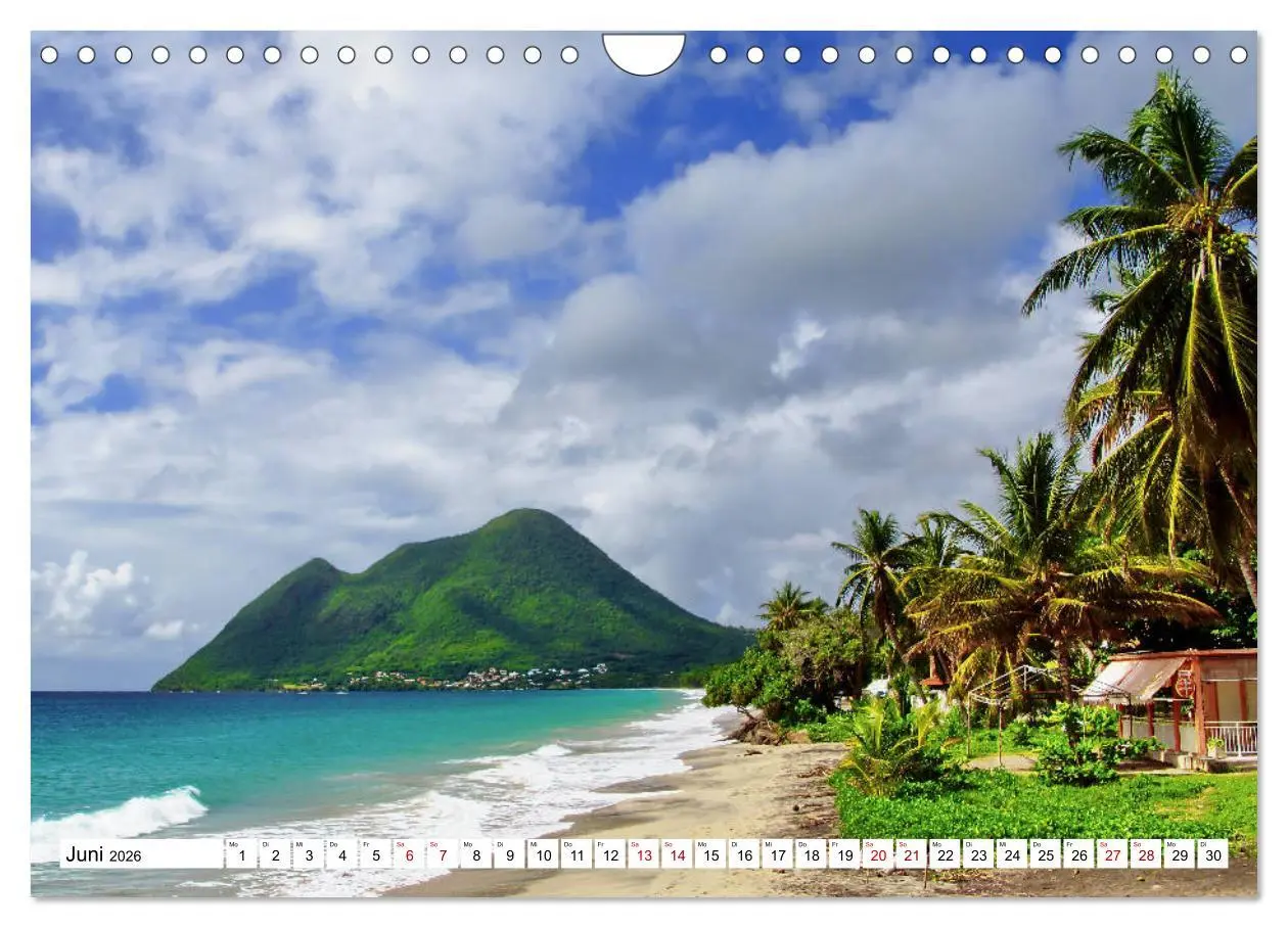 Bild: 9783457864746 | Martinique, die Traumstrände (Wandkalender 2026 DIN A4 quer),...