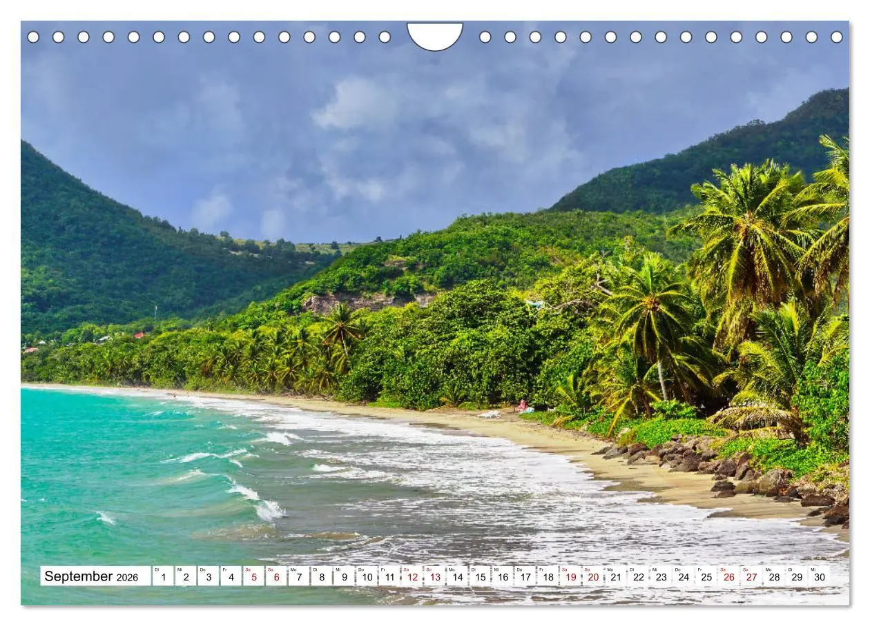 Bild: 9783457864746 | Martinique, die Traumstrände (Wandkalender 2026 DIN A4 quer),...