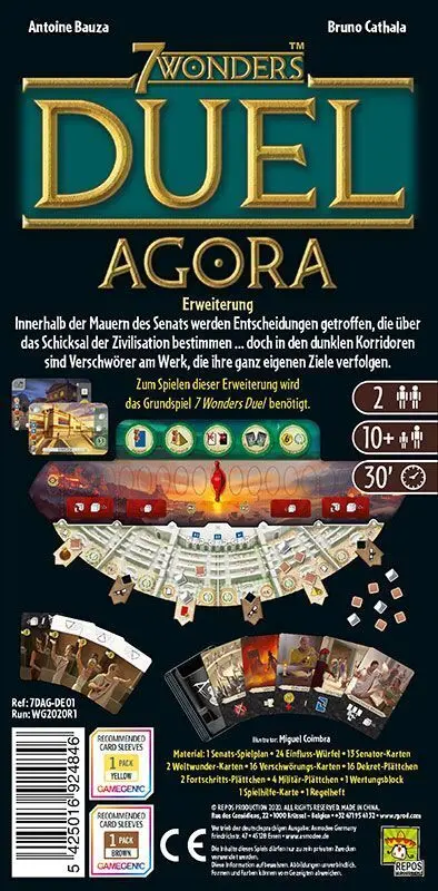 Bild: 5425016924846 | 7 Wonders Duel - Agora | Antoine Bauza (u. a.) | Spiel | RPOD0026