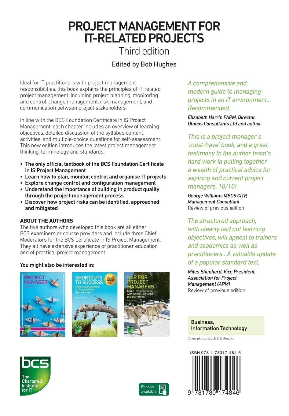Rückseite: 9781780174846 | Project Management for IT-Related Projects | 3rd edition | Taschenbuch
