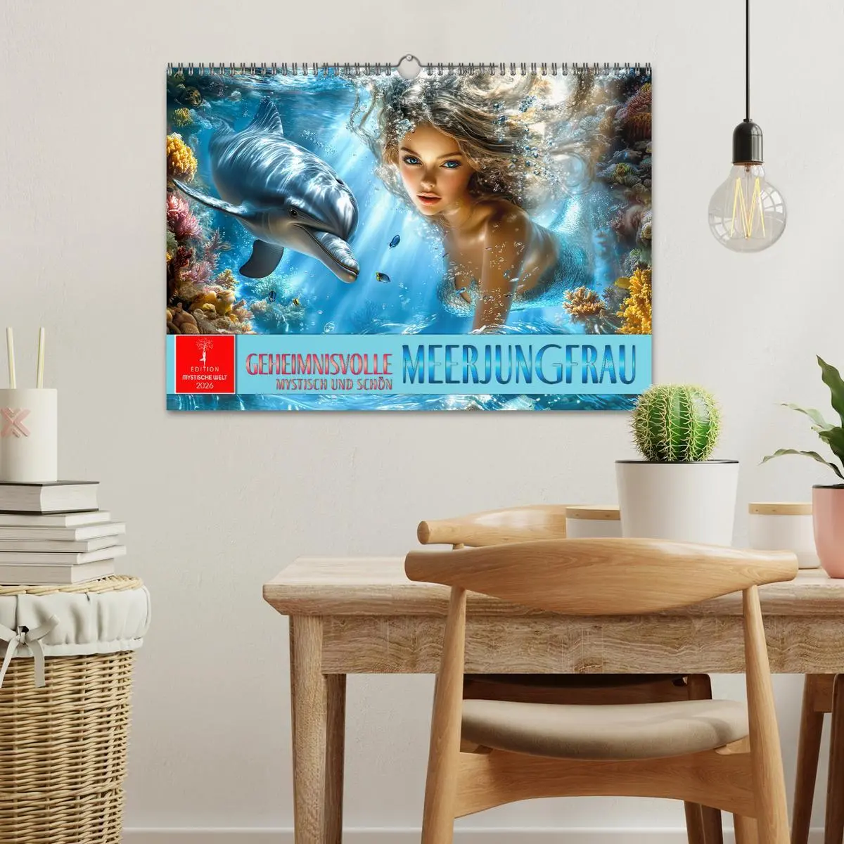 Bild: 9783457304846 | Geheimnisvolle Meerjungfrau (Wandkalender 2026 DIN A3 quer),...