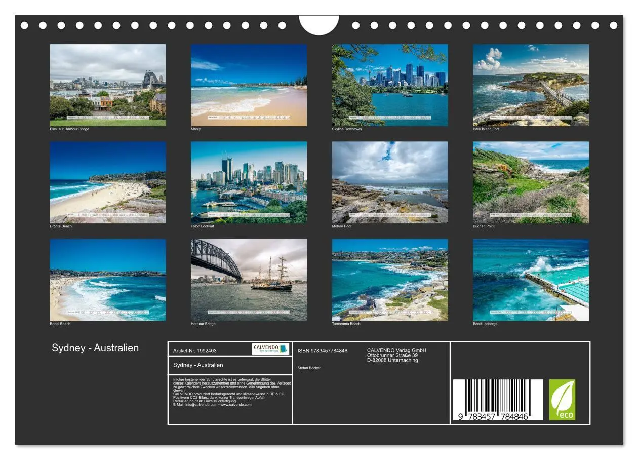 Bild: 9783457784846 | Sydney - Australien (Wandkalender 2026 DIN A4 quer), CALVENDO...