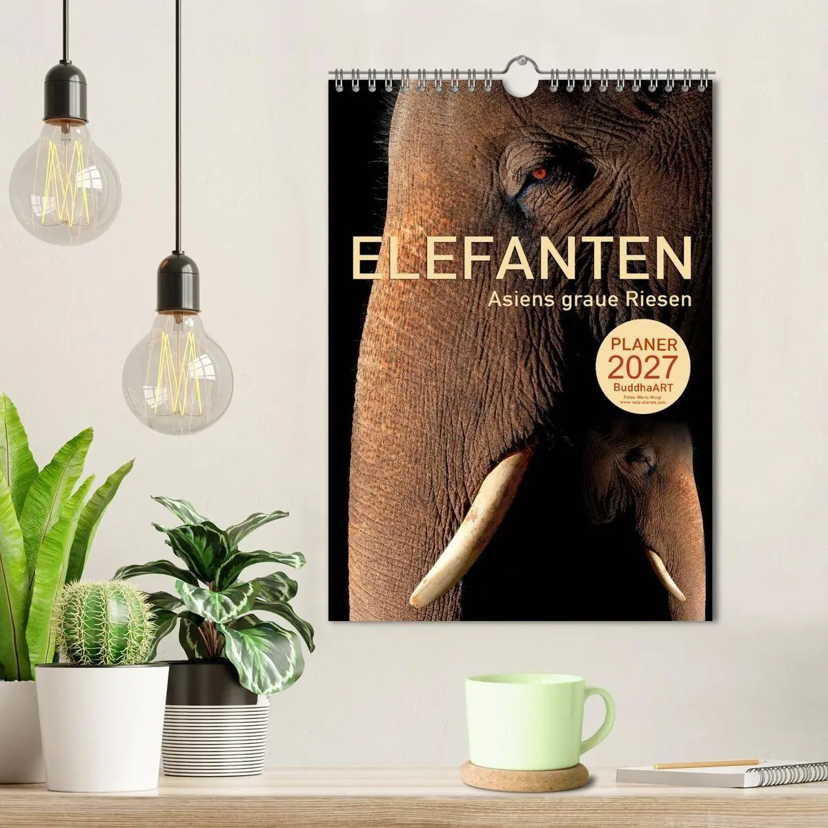 Bild: 9783569584846 | ELEFANTEN - Asiens graue Riesen (Wandkalender 2027 DIN A4 hoch),...