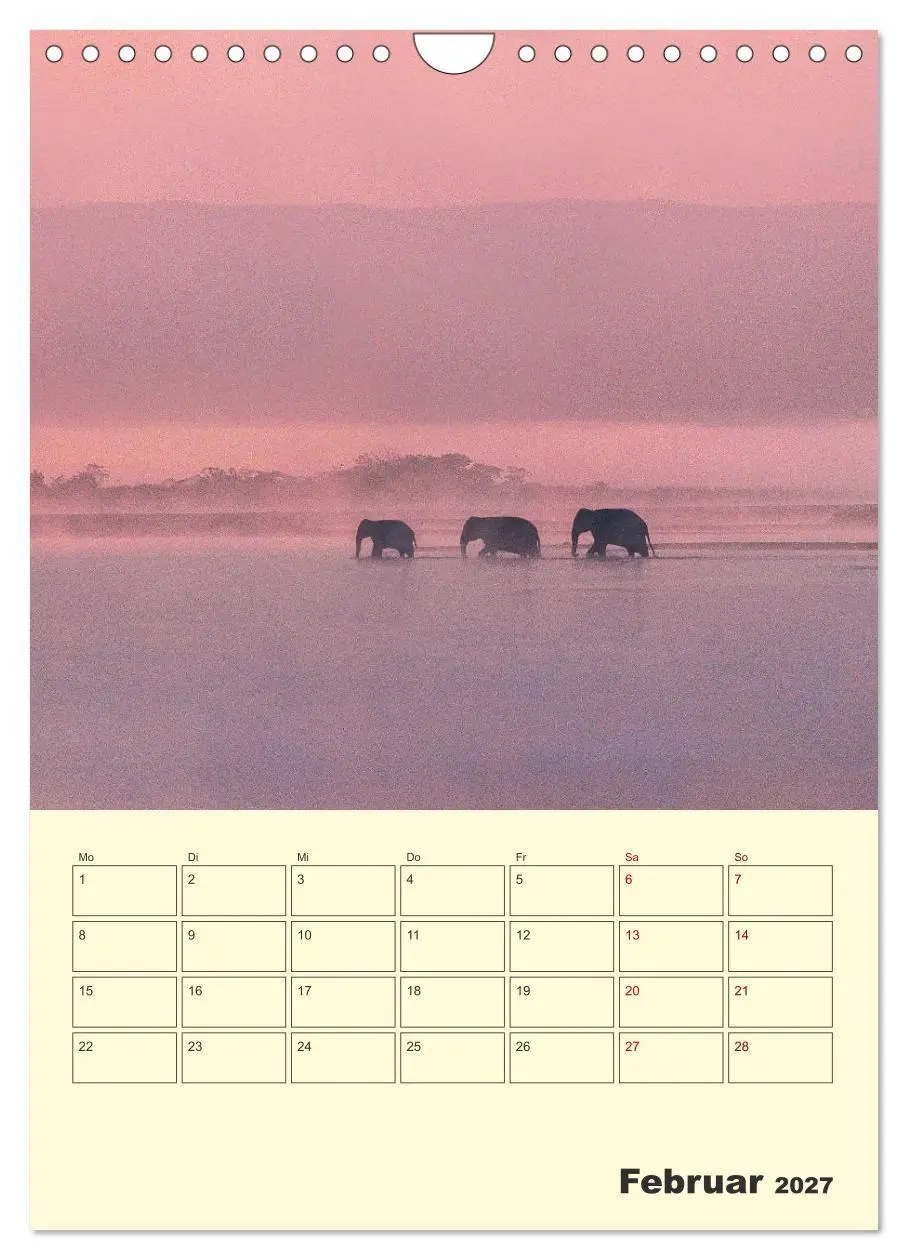 Bild: 9783569584846 | ELEFANTEN - Asiens graue Riesen (Wandkalender 2027 DIN A4 hoch),...