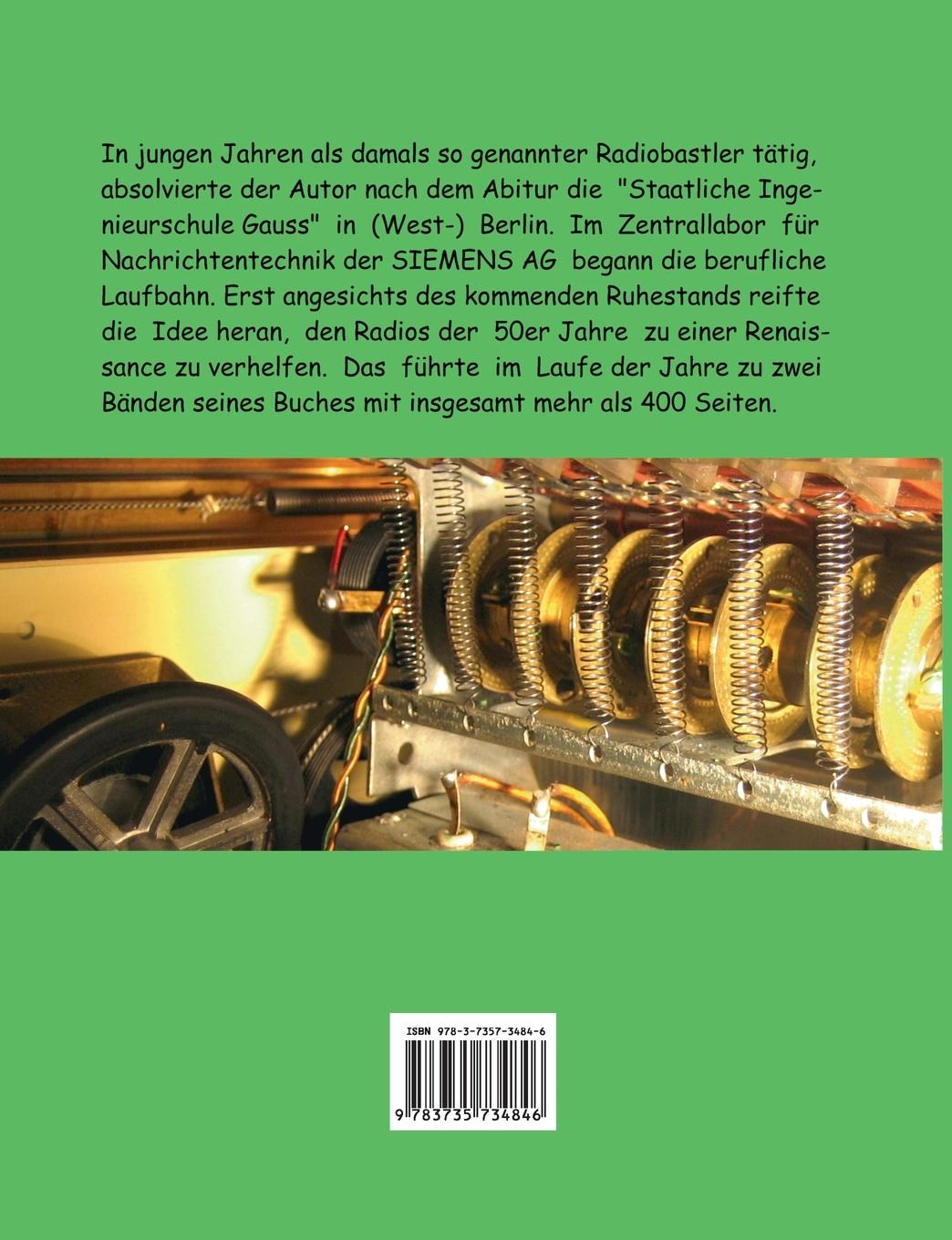 Rückseite: 9783735734846 | Radios der 50er Jahre Band 2 | Eike Grund | Taschenbuch | 204 S.