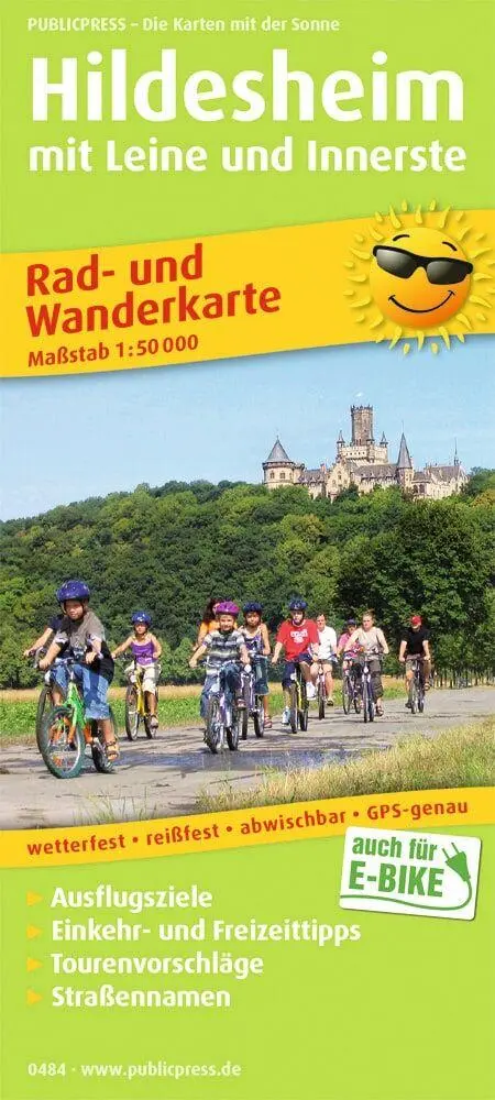 Cover: 9783747304846 | Hildesheim mit Leine und Innerste 1:50 000 | (Land-)Karte | Deutsch