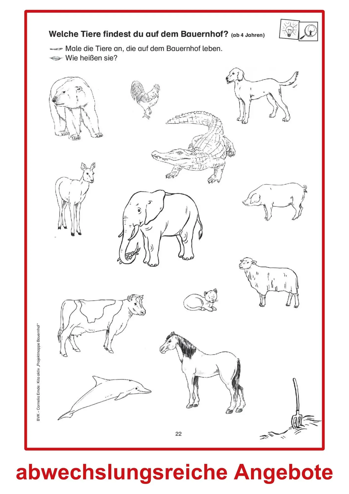 Bild: 9783867404846 | Kita aktiv Projektmappe Bauernhof | Cornelia Emde | Taschenbuch | 2014