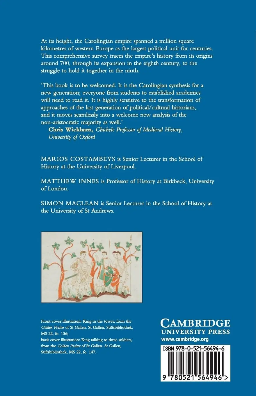 Rückseite: 9780521564946 | The Carolingian World | Marios Costambeys (u. a.) | Taschenbuch | 2014