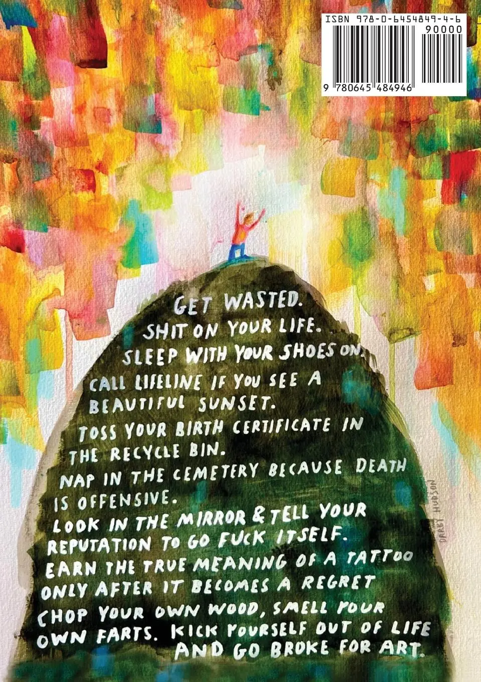 Rückseite: 9780645484946 | Waste Your Life To The Fullest | Darby Hudson | Taschenbuch | Englisch