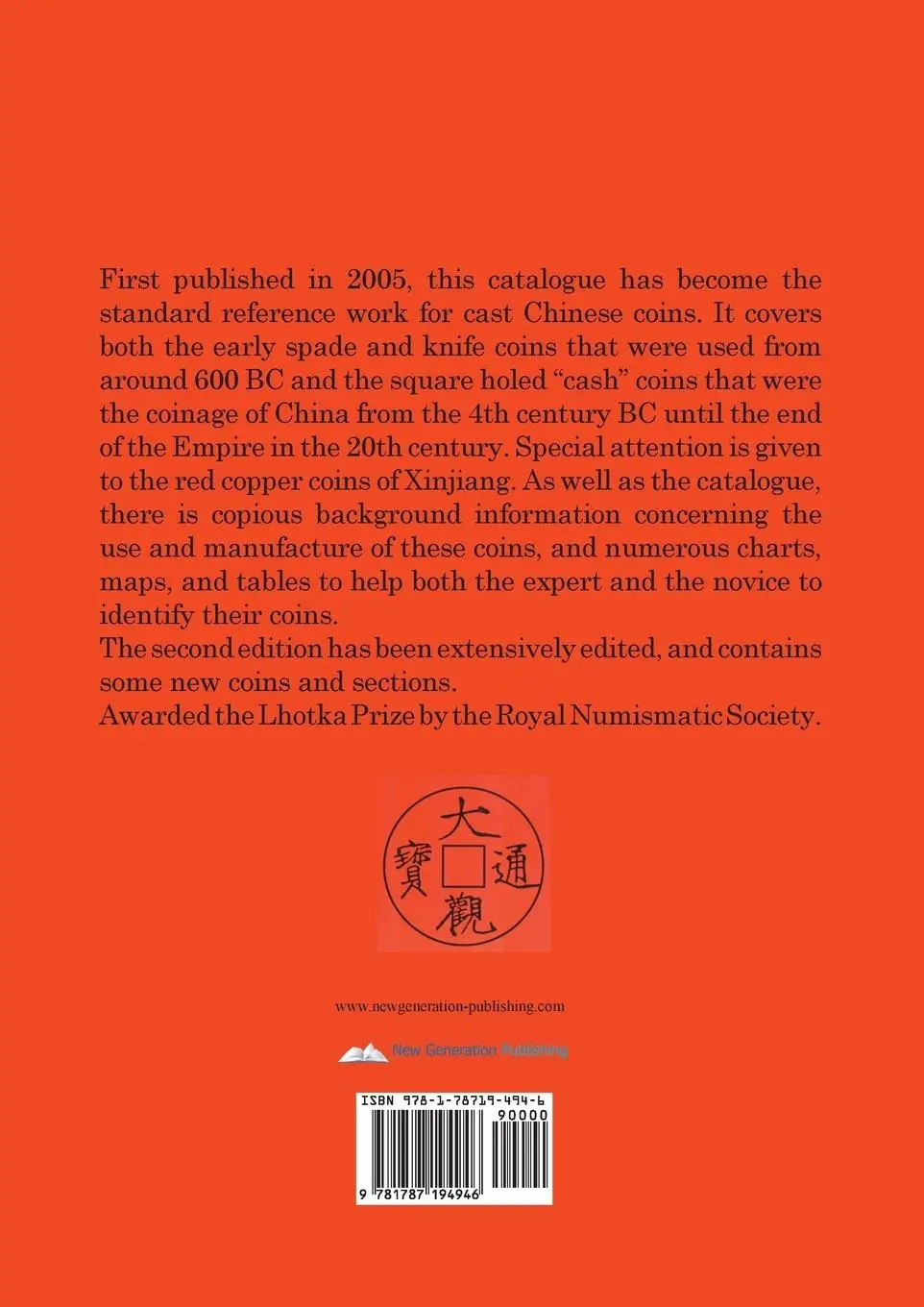 Rückseite: 9781787194946 | Cast Chinese Coins | Second Edition | David Hartill | Taschenbuch