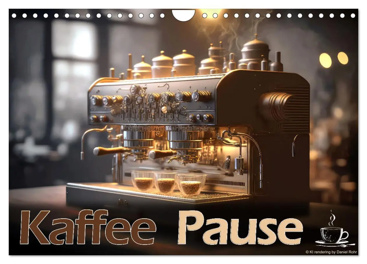 Cover: 9783457534946 | Kaffee Pause (Wandkalender 2026 DIN A4 quer), CALVENDO Monatskalender