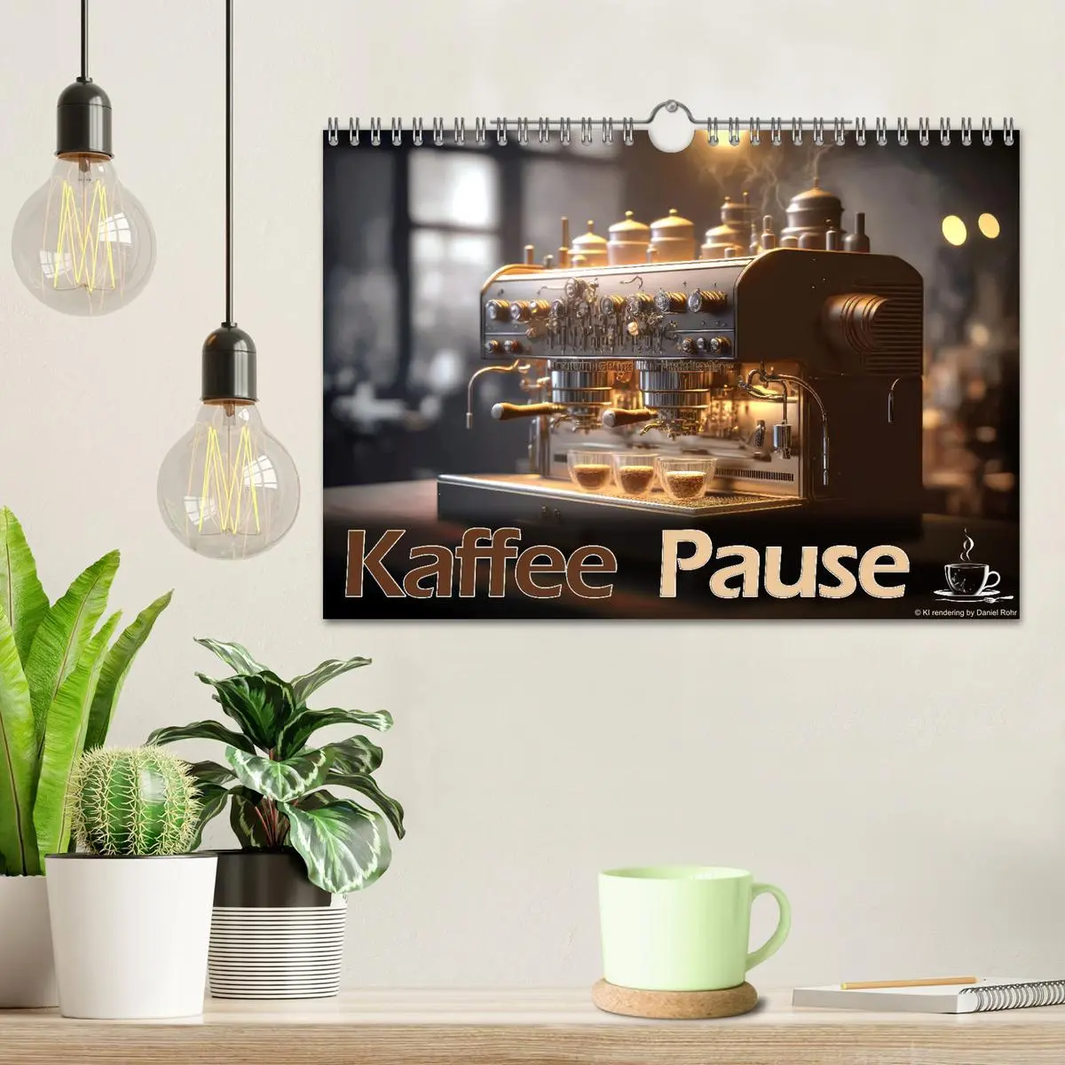 Bild: 9783457534946 | Kaffee Pause (Wandkalender 2026 DIN A4 quer), CALVENDO Monatskalender