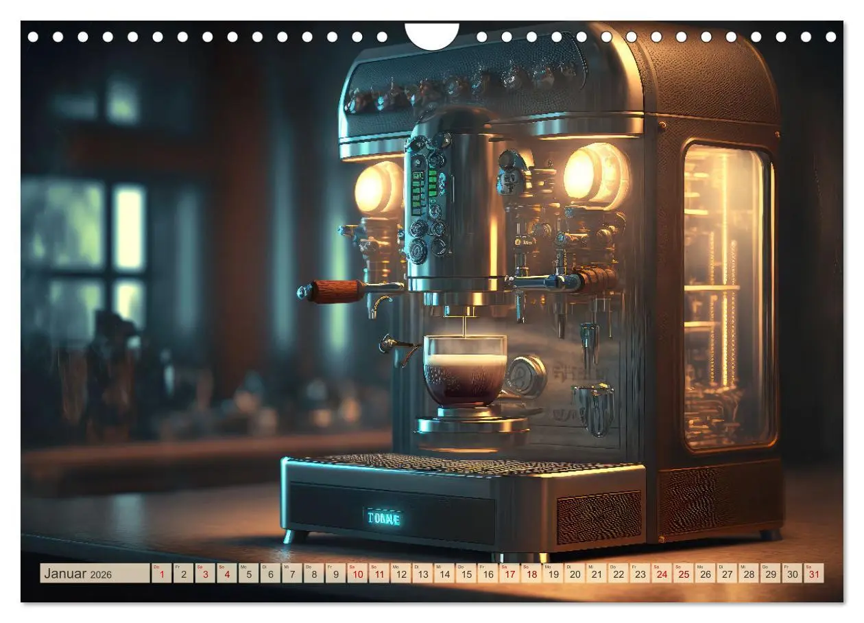Bild: 9783457534946 | Kaffee Pause (Wandkalender 2026 DIN A4 quer), CALVENDO Monatskalender