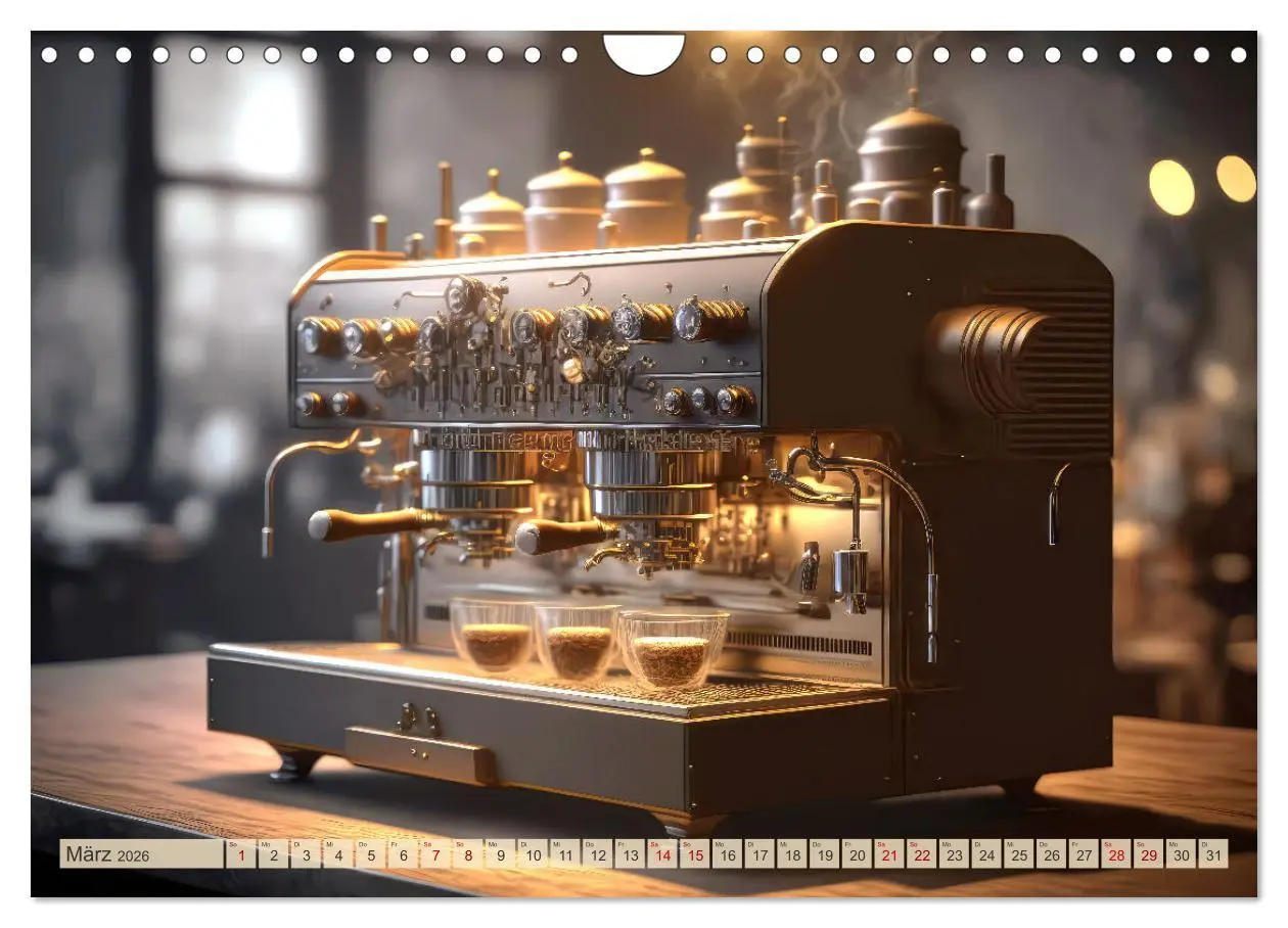 Bild: 9783457534946 | Kaffee Pause (Wandkalender 2026 DIN A4 quer), CALVENDO Monatskalender